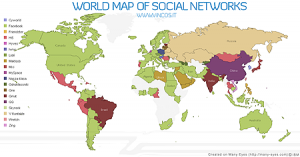 La Mappa Dei Social Network Nel Mondo