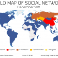 World Map of Social Networks December 2011