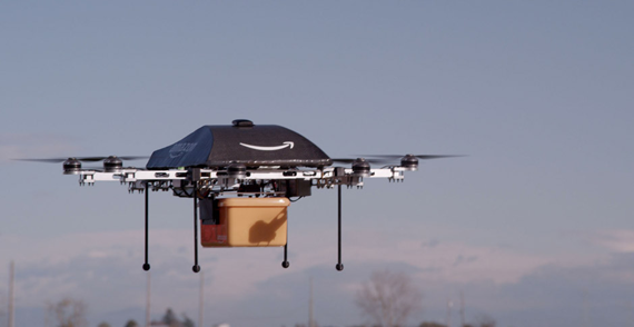 Amazon userà i droni per le consegne