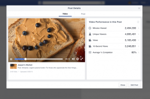Facebook Insights: le nuove metriche per i video