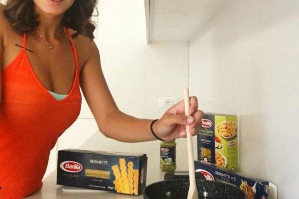 rossella fiamingo promuove barilla