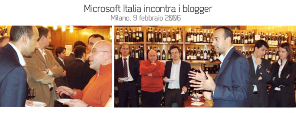 microsoft incontro blogger febbraio 2006