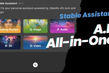 Stable Assistant per la creazione di testi, immagini, audio, 3D