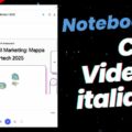 notebookLM video italiano