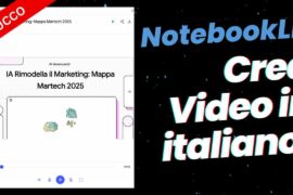 notebookLM video italiano