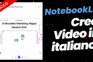 NotebookLM: come creare video in italiano