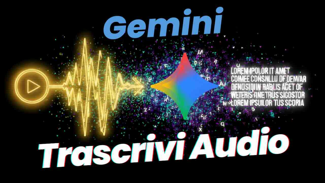 gemini per trascrivere audio