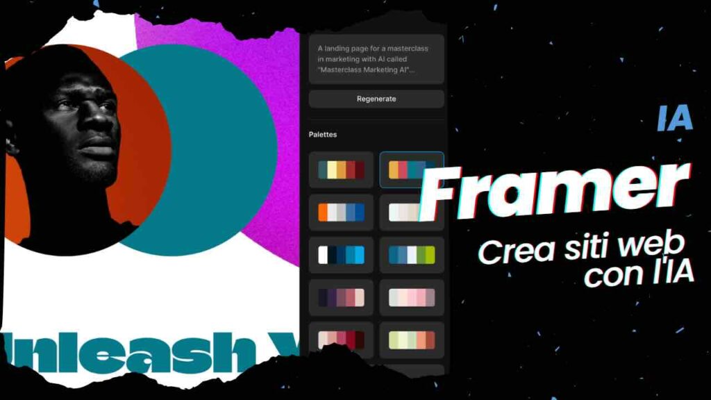framer siti web con l'IA