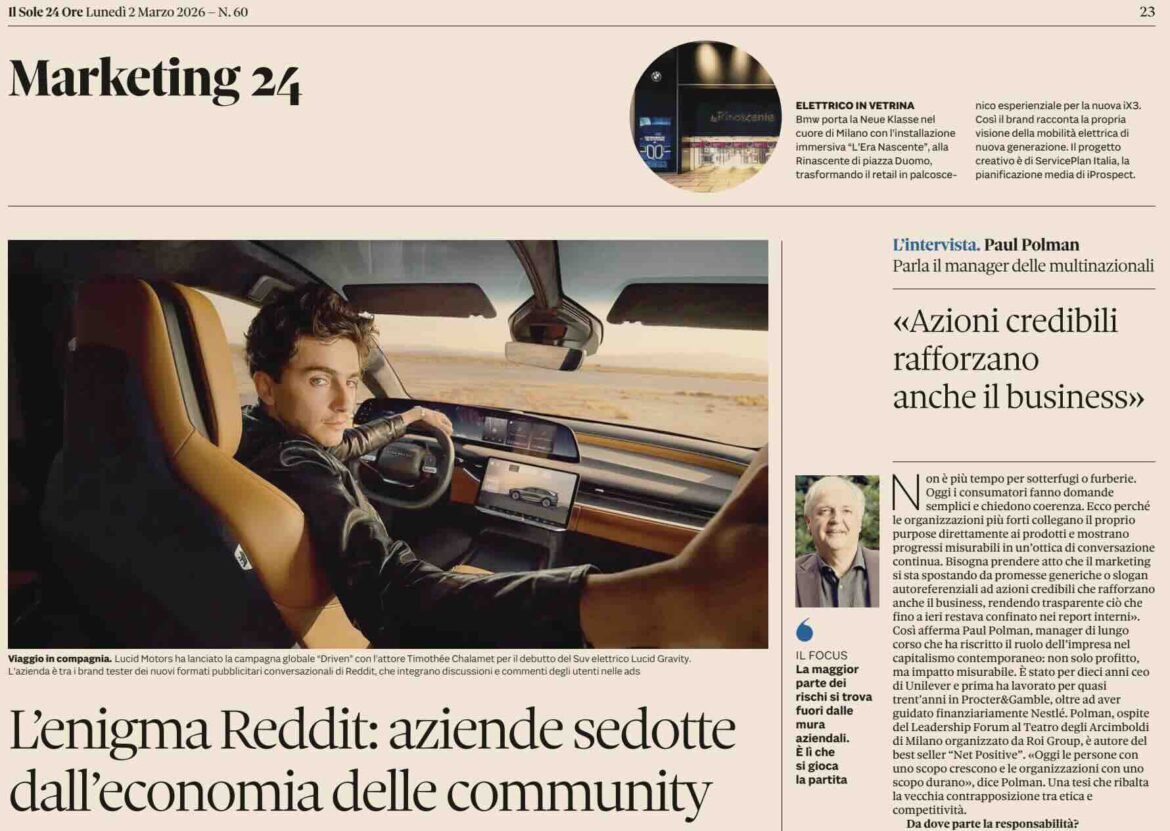 intervista a vincenzo cosenza su reddit sole 24 ore